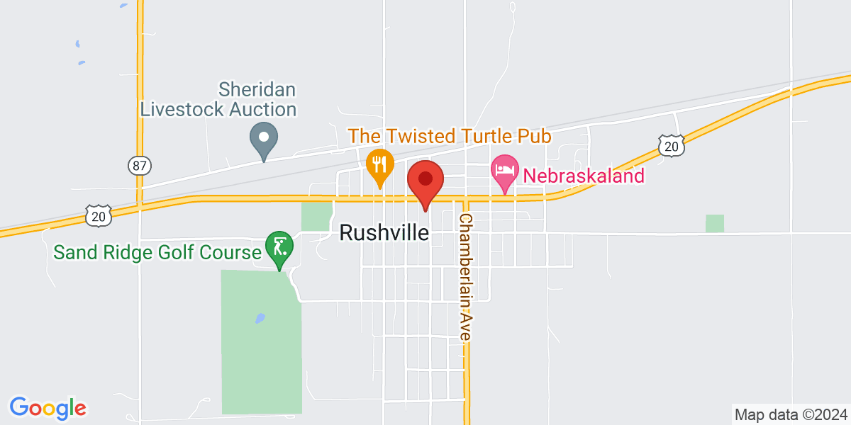 Map of Rushville Public Library